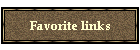 Favorite links