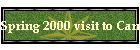 Spring 2000 visit to Canada
