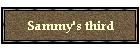 Sammy's third